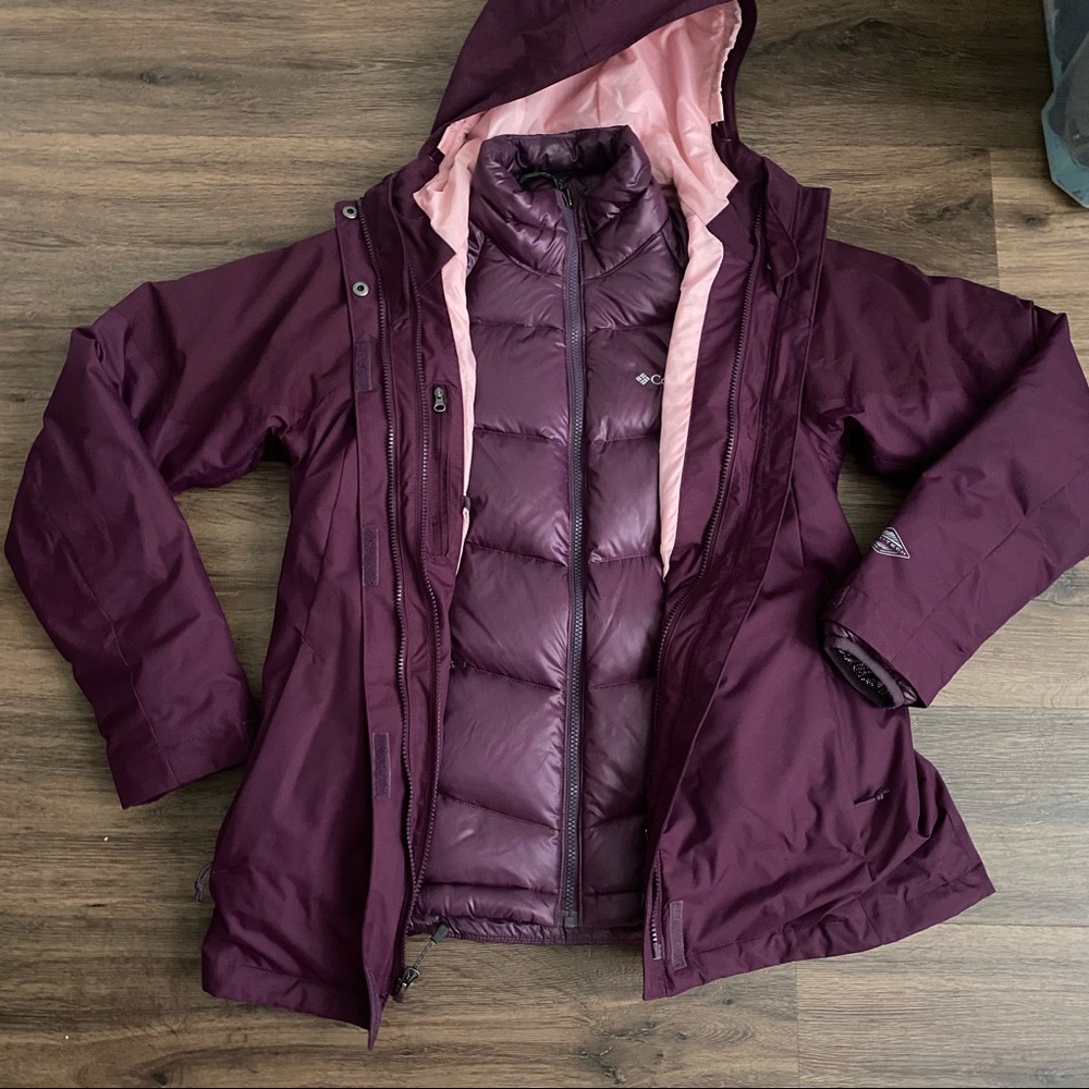 COLUMBIA WHIRLIBIRD IlI INTERCHANGE JACKET - Sz M